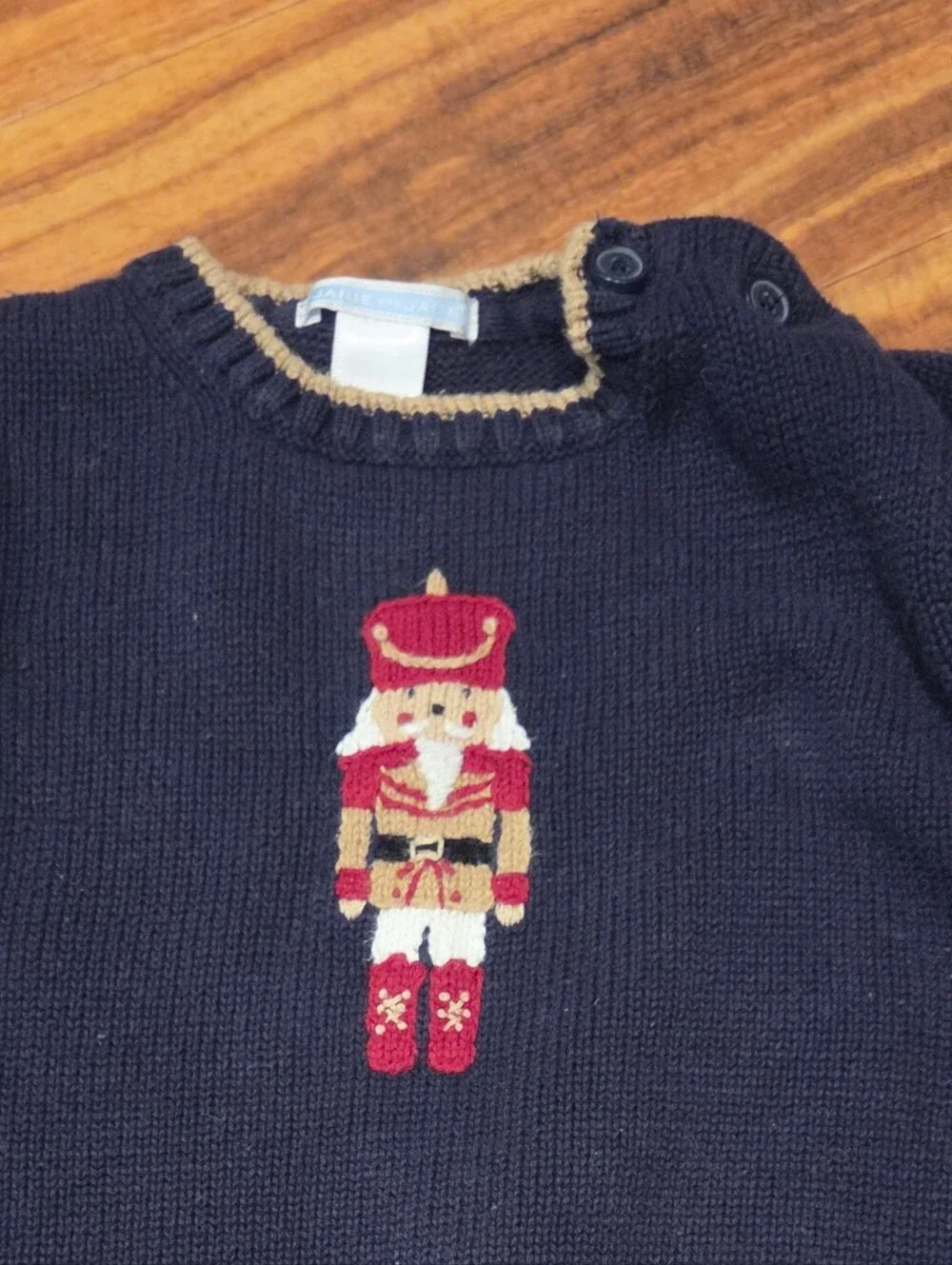 Janie and Jack EUC 18-24 Months Nutcracker Sweater, Corduroy Pants, Socks & Cap
